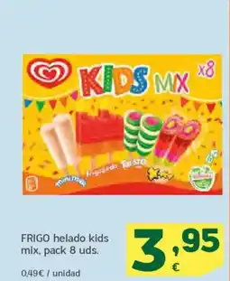 HiperDino FRIGO helado kids mix oferta