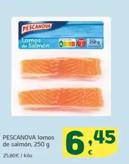 HiperDino PESCANOVA Lomos de salmón oferta
