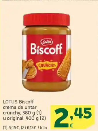 HiperDino LOTUS Biscoff crema de untar crunchy, u original oferta