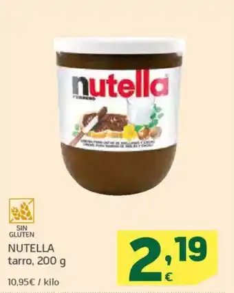 HiperDino NUTELLA tarro oferta