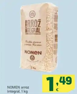 HiperDino NOMEN arroz integral oferta