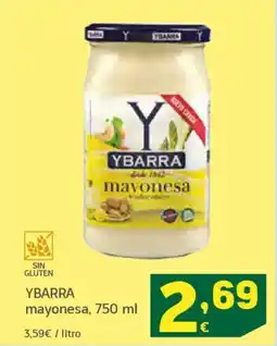HiperDino YBARRA mayonesa oferta