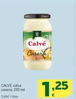 HiperDino CALVÉ salsa casera oferta