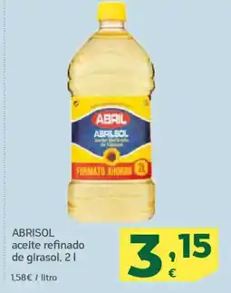 HiperDino ABRISOL aceite refinado de girasol oferta