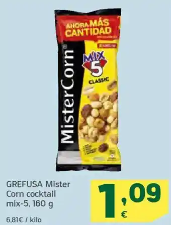 HiperDino GREFUSA Mister Corn cocktail mix-5 oferta