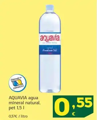 HiperDino AQUAVIA agua mineral natural oferta