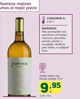 HiperDino JAVIER SANZ vino blanco verdejo oferta
