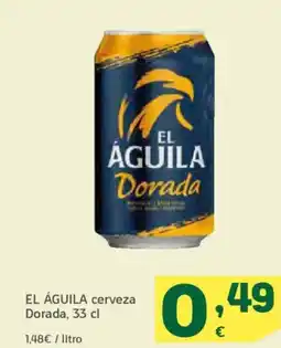 HiperDino EL ÁGUILA cerveza Dorada oferta