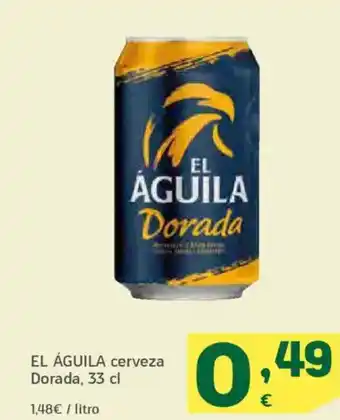 HiperDino EL ÁGUILA cerveza Dorada oferta