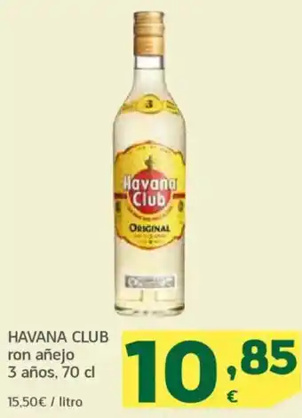 HiperDino HAVANA CLUB ron añejo 3 años oferta