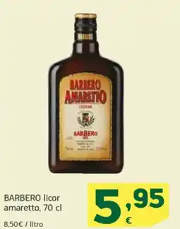 HiperDino BARBERO licor amaretto oferta