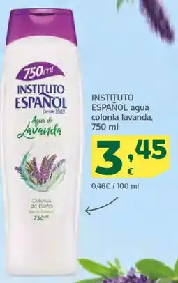 HiperDino INSTITUTO ESPAÑOL agua colonia lavanda oferta