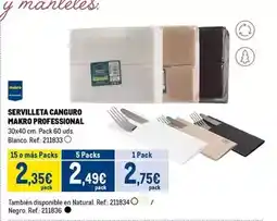 Makro Makro - servilleta canguro professional oferta