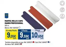 Makro Makro - mantel rollo 1 capa oferta