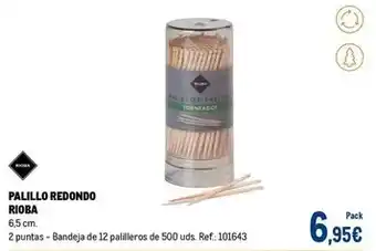 Makro Rioba - palillo redondo oferta