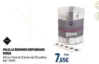Makro Rioba - palillo redondo enfundado oferta