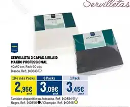 Makro Makro - servilleta 2 capas airlaid oferta