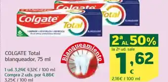 HiperDino COLGATE Total blanqueador oferta