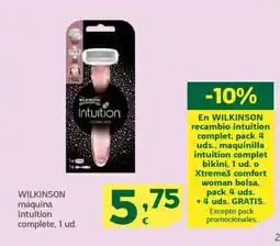 HiperDino WILKINSON máquina intuition complete oferta