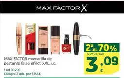 HiperDino MAX FACTOR mascarilla de pestañas false effect XXL oferta