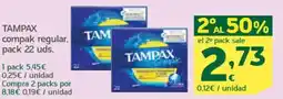 HiperDino TAMPAX compak regular oferta