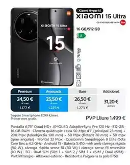 Movistar Xiaomi - 15 ultra oferta