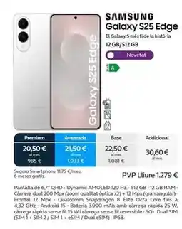 Movistar Samsung - galaxy s25 edge oferta