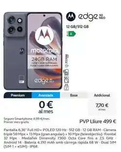 Movistar Motorola - edge 50 neo oferta