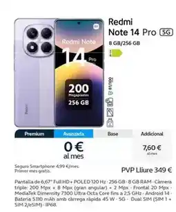 Movistar Xiaomi - redmi note 14 pro 5g oferta