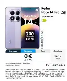 Movistar Xiaomi - redmi note 14 pro 5g oferta