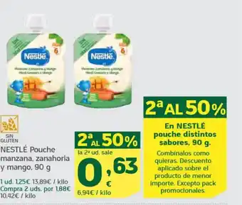 HiperDino NESTLÉ Pouche manzana, zanahoria y mango oferta