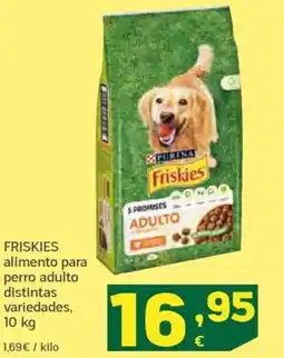 HiperDino FRISKIES alimento para perro adulto distintas variedades oferta