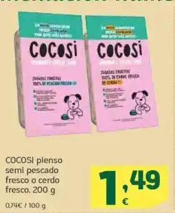 HiperDino COCOSI pienso semi pescado fresco o cerdo fresco oferta