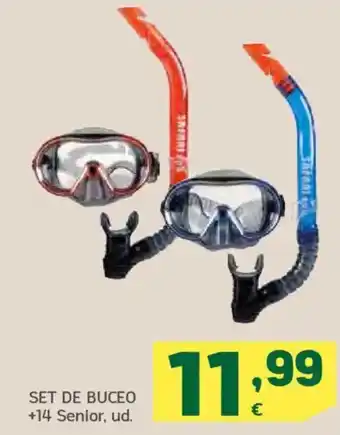 HiperDino SET DE BUCEO +14 Senior oferta