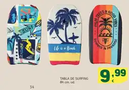 HiperDino Tabla de surfing 84 cm oferta