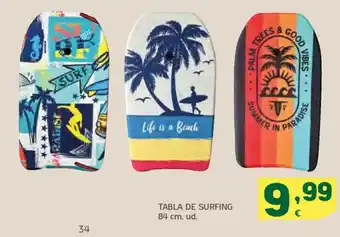 HiperDino Tabla de surfing 84 cm oferta