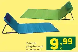HiperDino Esterilla plegable azul o verde oferta