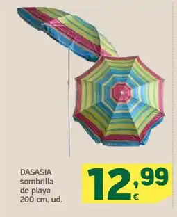 HiperDino Dasasia sombrilla de playa 200 cm oferta