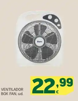 HiperDino Ventilador box fan oferta