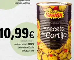Cash Ifa SARASA Aceituna aliñada La Receta del Cortijo oferta