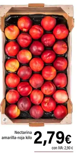 Cash Ifa Nectarina amarilla-roja oferta