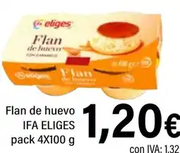 Cash Ifa IFA ELIGES Flan de huevo oferta