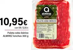 Cash Ifa ALMIREZ Paleta cebo ibérico lonchas oferta