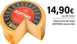 Cash Ifa BOFFARD Queso puro de oveja reserva oferta