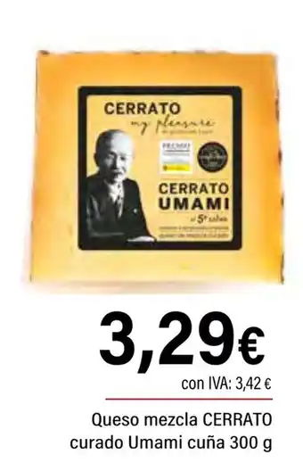 Cash Ifa Queso mezcla cerrato curado umami cuña oferta