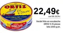 Cash Ifa ORTIZ Verdel frito en escabeche 11-15 piezas oferta
