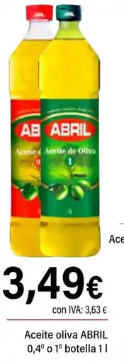 Cash Ifa ABRIL Aceite oliva 0,4° o 1º oferta