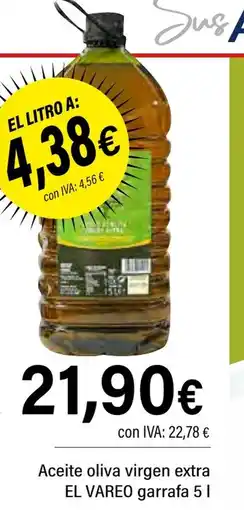 Cash Ifa EL VAREO Aceite oliva virgen extra garrafa oferta
