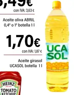 Cash Ifa UCASOL Aceite girasol oferta