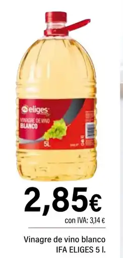 Cash Ifa IFA ELIGES Vinagre de vino blanco oferta